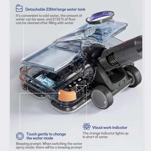 Hygieia T6 Wet Dry Mop Head -  For Dyson V7, V8, V10, V11, V15 & GEN5 Models