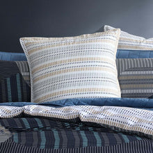 Load image into Gallery viewer, Logan and Mason Pair of Hemsworth Charcoal European Pillowcases 65 x 65cm
