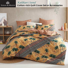 Load image into Gallery viewer, Logan and Mason Kalahari Sand Quilt Cover Set King
