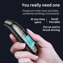 Load image into Gallery viewer, Portable Breathalyzer with Display Rechargeable Digital Electronic Breathalyser
