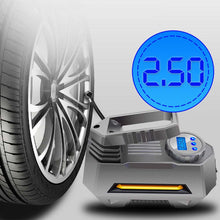 Load image into Gallery viewer, Portable Digital Car Air Compressor Tire Inflator With Emergency Flashlight
