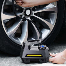Load image into Gallery viewer, Portable Digital Car Air Compressor Tire Inflator With Emergency Flashlight
