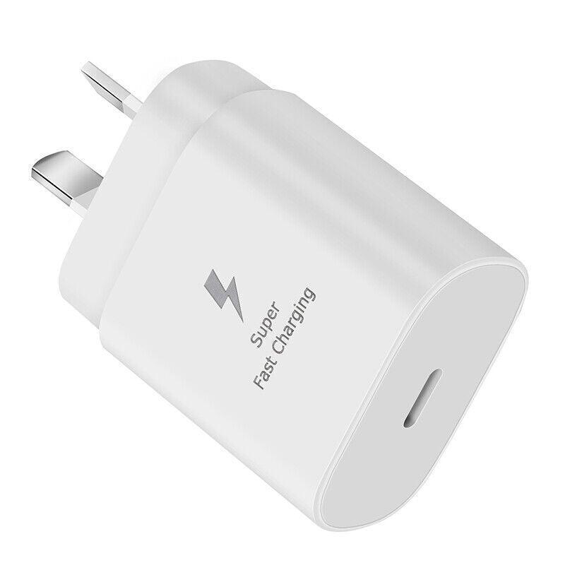 Super Fast Wall Charger For Samsung Galaxy S22 S23 Note 20 Ultra - Charger Only(Black)