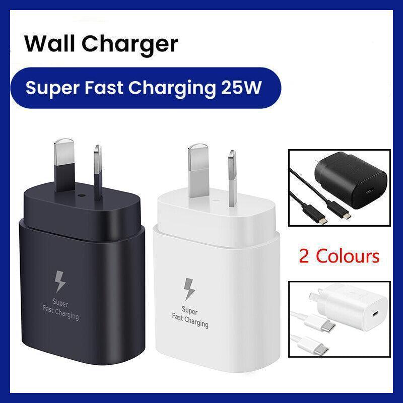 Super Fast Wall Charger For Samsung Galaxy S22 S23 Note 20 Ultra - Charger Only(White)