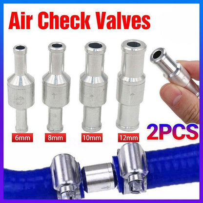 2X 6/8/10/12Mm One Way Non Return Check Valve Air Fuel Petrol Diesel Oil Vacuum - 12MM