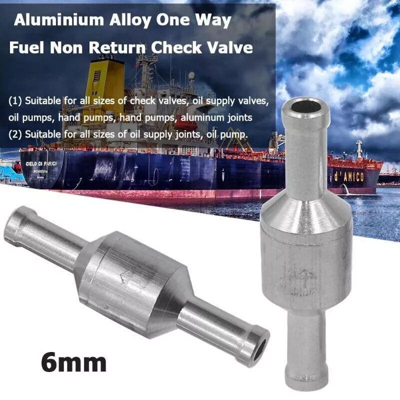 2X 6/8/10/12Mm One Way Non Return Check Valve Air Fuel Petrol Diesel Oil Vacuum - 12MM