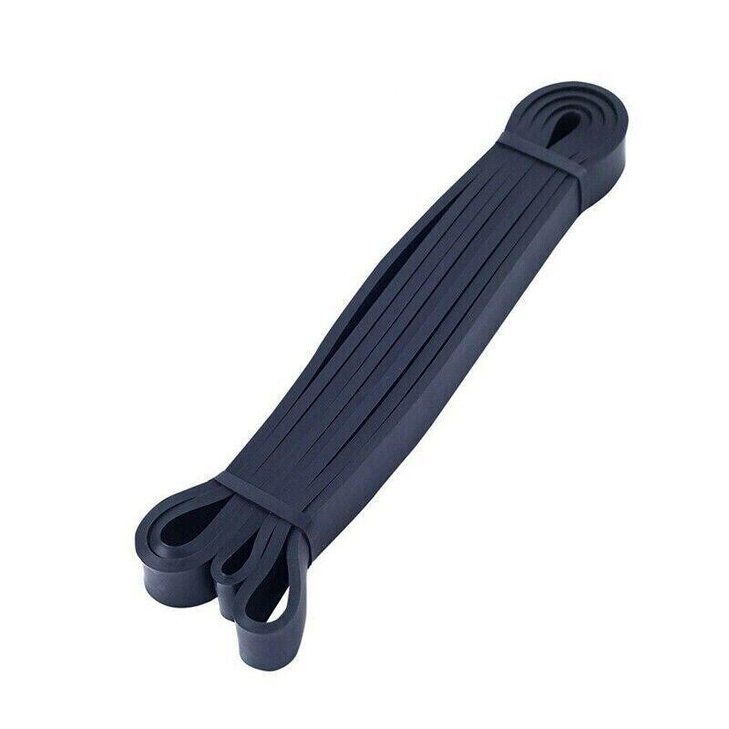 Heavy Duty Resistance Yoga Band Loop Exercise Fitness Workout Band Gym Band - Yellow 5-15 lbs (6.4mm*2080mm)