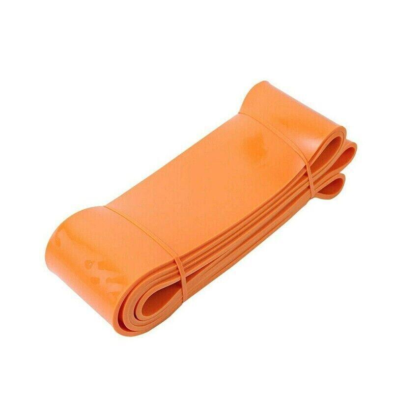 Heavy Duty Resistance Yoga Band Loop Exercise Fitness Workout Band Gym Band - Yellow 5-15 lbs (6.4mm*2080mm)