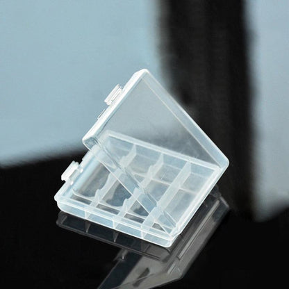 8X Clear Plastic Aa Aaa Battery Box Storage Case Cover Batteries Holder
