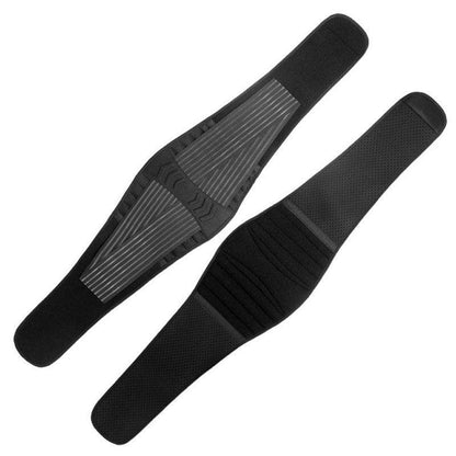 Posture Waist Trimmer Lumbar Lower Support Belt Pain Relief Back Brace Strap Au - L (90-109cm)
