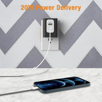 20W Dual Usb-C Type C Fast Wall Charger Adaptor Qc3.0 For Iphone 12 11 Android
