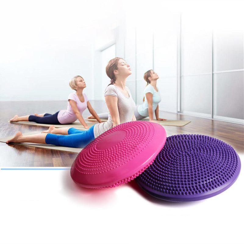 Balance Stability Cushion Wobble Air Disc Ankle Knee Strength Rehab Exercise - Purple