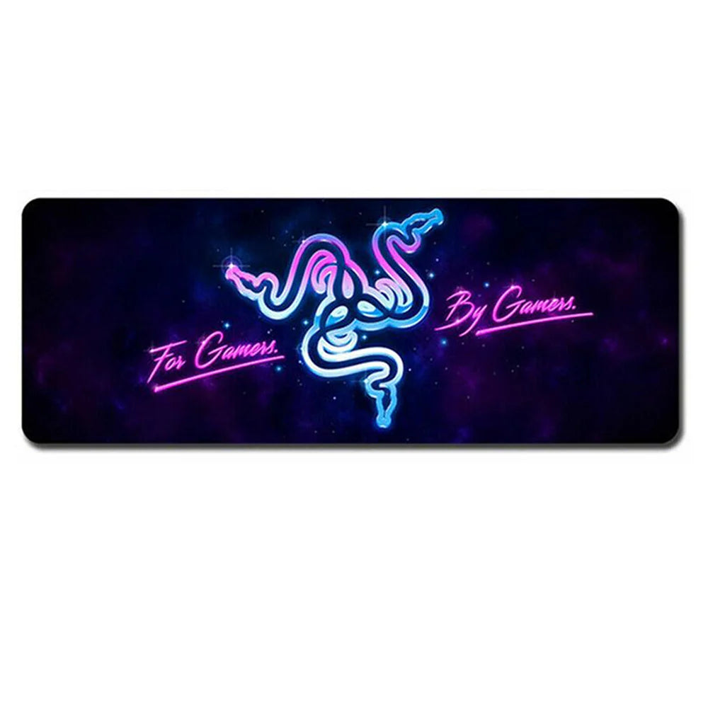 Gaming Keyboard and Mouse Pad Extended Desk Mat 800x300mm Non Slip Base - 09