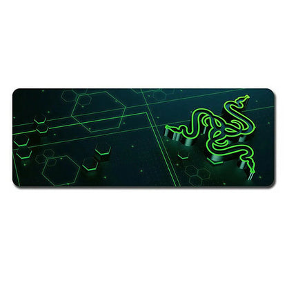 Gaming Keyboard and Mouse Pad Extended Desk Mat 800x300mm Non Slip Base - 11
