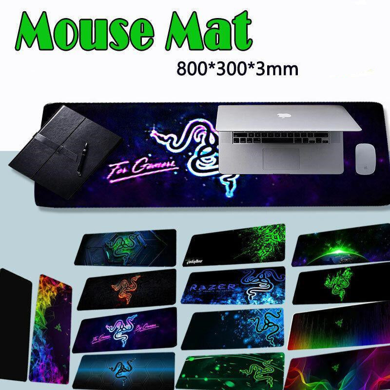 Gaming Keyboard and Mouse Pad Extended Desk Mat 800x300mm Non Slip Base - 14