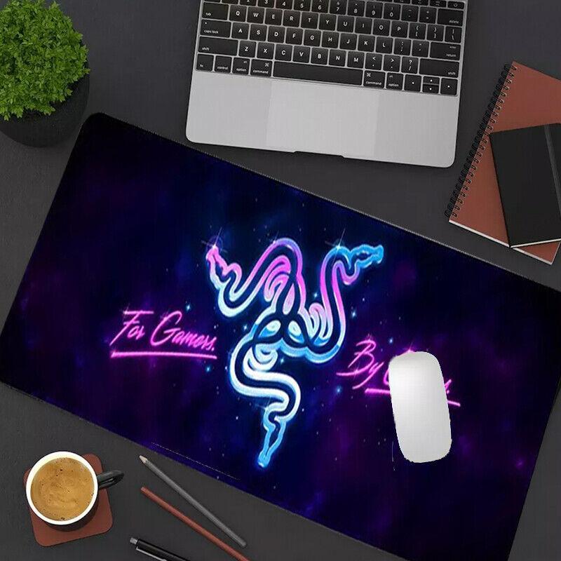 Gaming Keyboard and Mouse Pad Extended Desk Mat 800x300mm Non Slip Base - 14