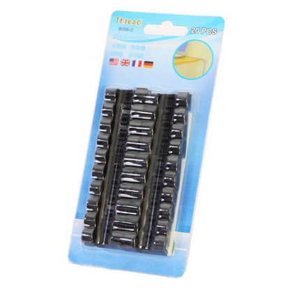 20PCS Cable Clips Management Holder Cord Wire Line Organizer Self-Adhesive M - M Size - Transparent x 20 PCS