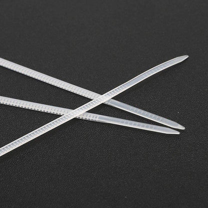 250-1000X Cable Ties Zip Ties Nylon Uv Stabilised Bulk White Clear Cable Tie - 4*150mm 500 PCS