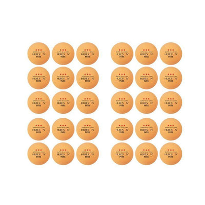 30PCS 3-Star Table Tennis Balls Professional Pingpong Ball Training Ball 40mm - Yellow