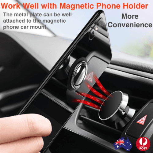 Iring Phone Ring Finger Holder Stand Car Mount Hook For Iphone Ipad Mobile Grip - B2- Green