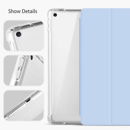 Shockproof Silicone iPad Air 4 Cover with Pencil Slot and Smart Wake - Grey