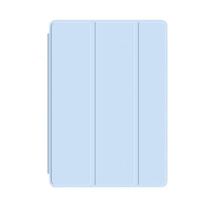 Shockproof Silicone iPad Air 4 Cover with Pencil Slot and Smart Wake - Lavender Grey