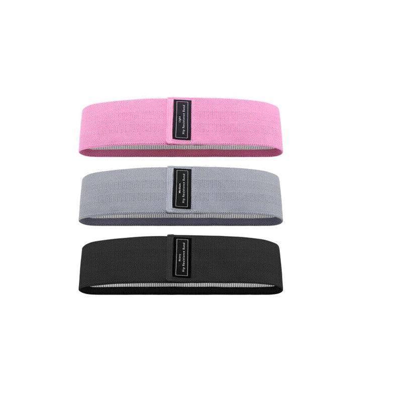 Aolikes Set 3 Resistance Booty Bands Hip Circle Loop Bands Workout Exercise - Set of 3 (Pink,Grey,Black) with Bag
