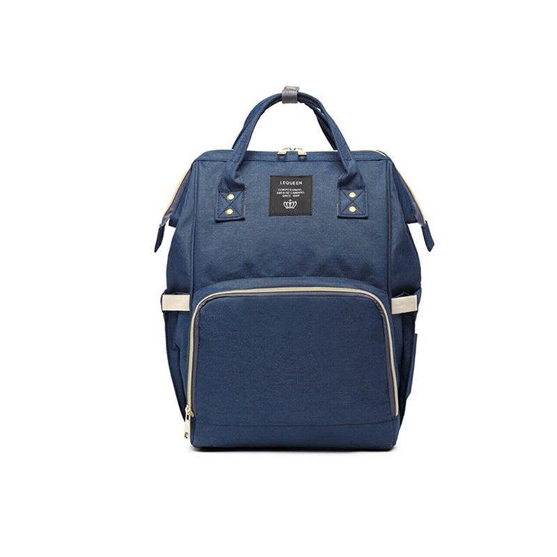 Luxury Multifunctional Diaper Nappy Backpack Maternity Mummy Changing Bag - Navy