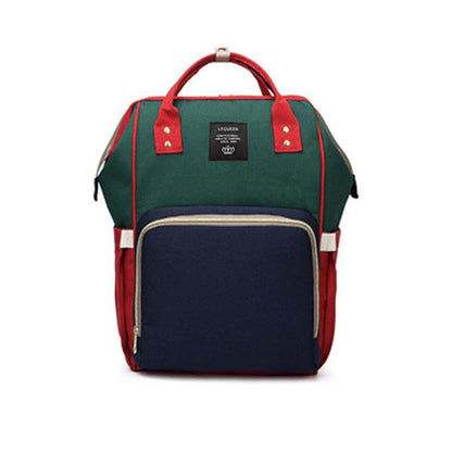 Luxury Multifunctional Diaper Nappy Backpack Maternity Mummy Changing Bag - Navy