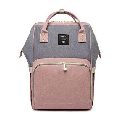 Luxury Multifunctional Diaper Nappy Backpack Maternity Mummy Changing Bag - Dark Gray