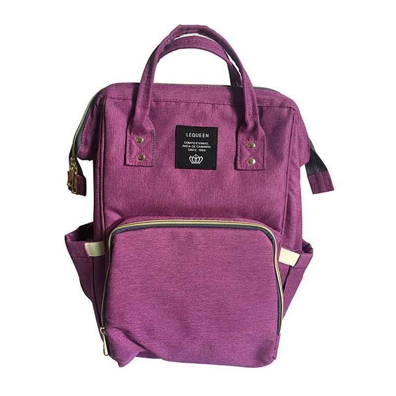 Luxury Multifunctional Diaper Nappy Backpack Maternity Mummy Changing Bag - Dark Gray