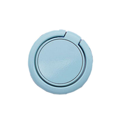 NEW 1PC Ring Mobile Phone Holder Solid Color Ring Bracket 360 Rotation - White