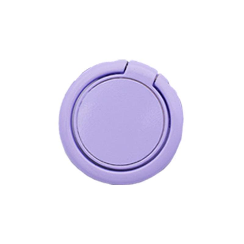 NEW 1PC Ring Mobile Phone Holder Solid Color Ring Bracket 360 Rotation - White