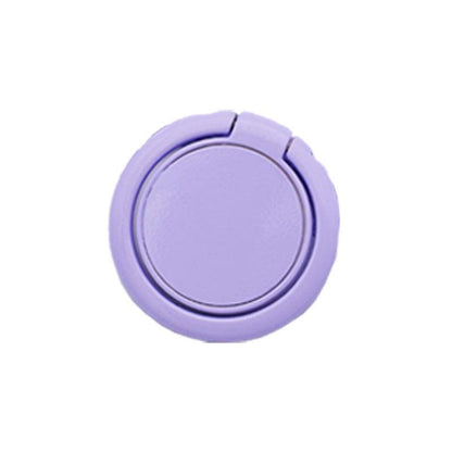 NEW 1PC Ring Mobile Phone Holder Solid Color Ring Bracket 360 Rotation - White