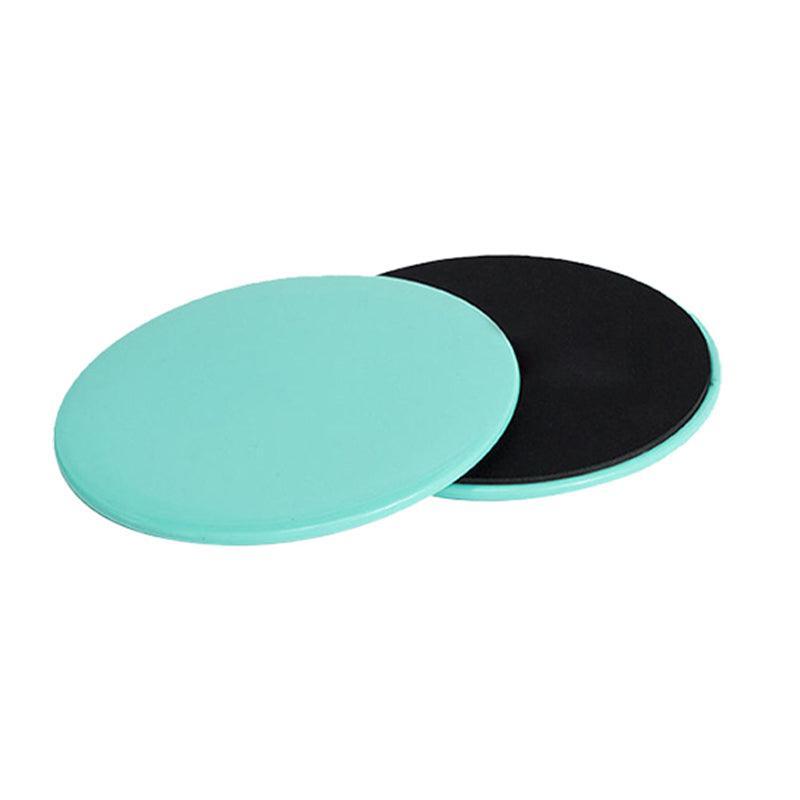 2PCS Core Sliding Discs Fitness Sliders for Home Gym Yoga Gliding Exercise 17cm - Green