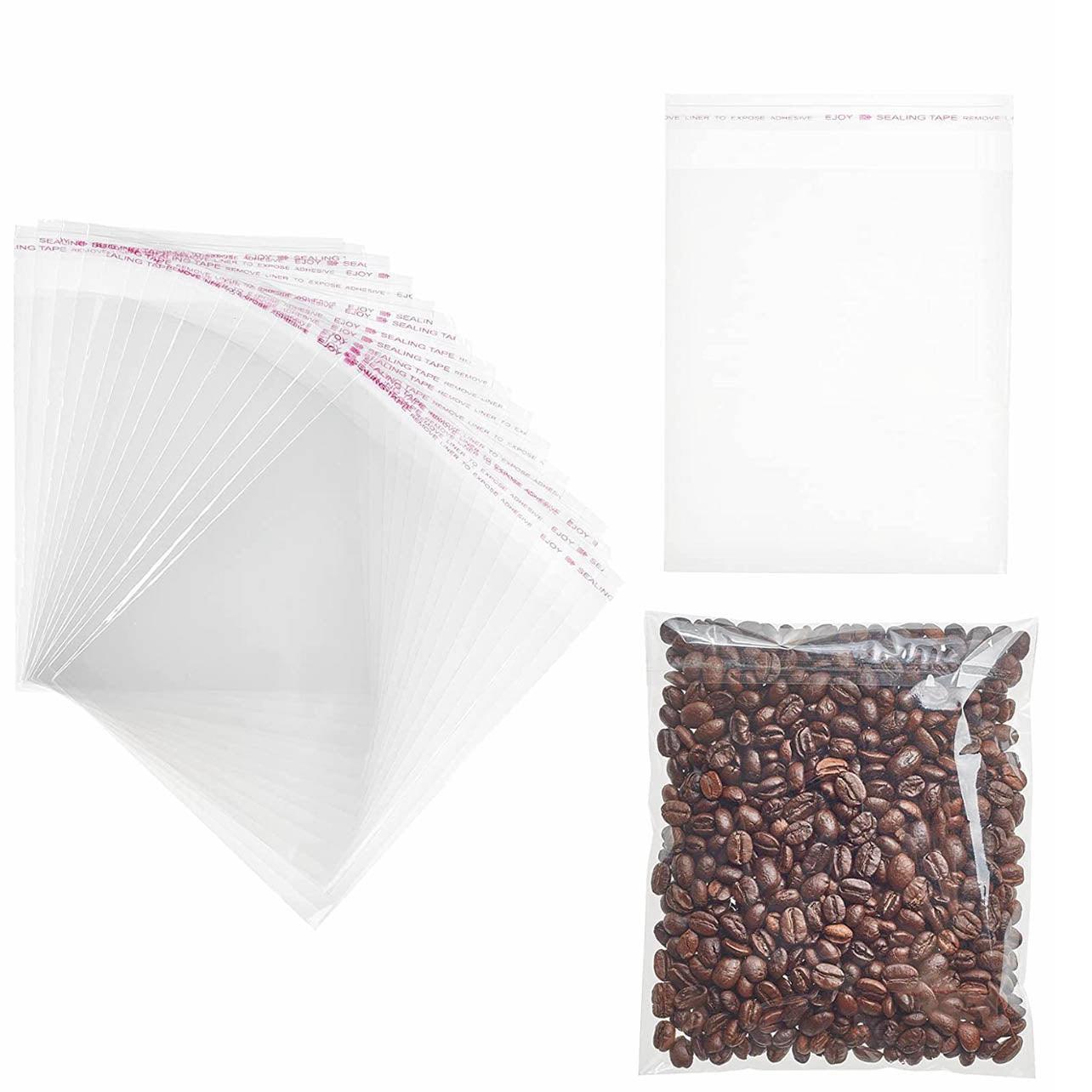 Multi-size Clear Self-Seal Cellophane Bags - Bulk Adhesive Opp - 30*44+4