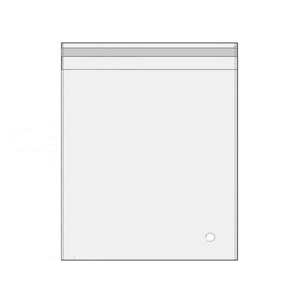 Multi-size Clear Self-Seal Cellophane Bags - Bulk Adhesive Opp - 30*44+4