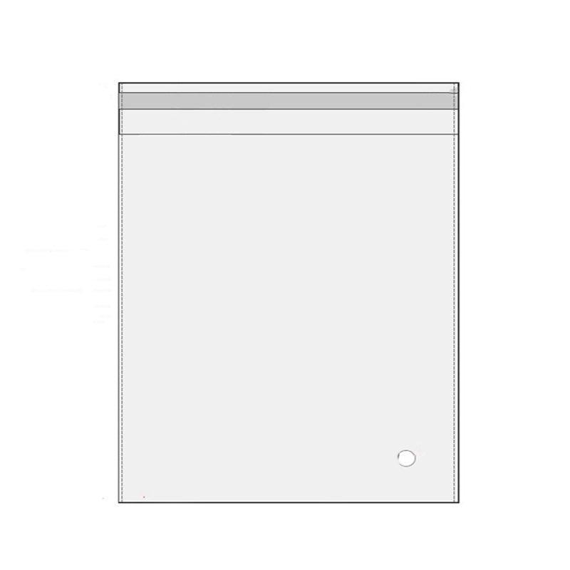 Multi-size Clear Self-Seal Cellophane Bags - Bulk Adhesive Opp - 30*44+4