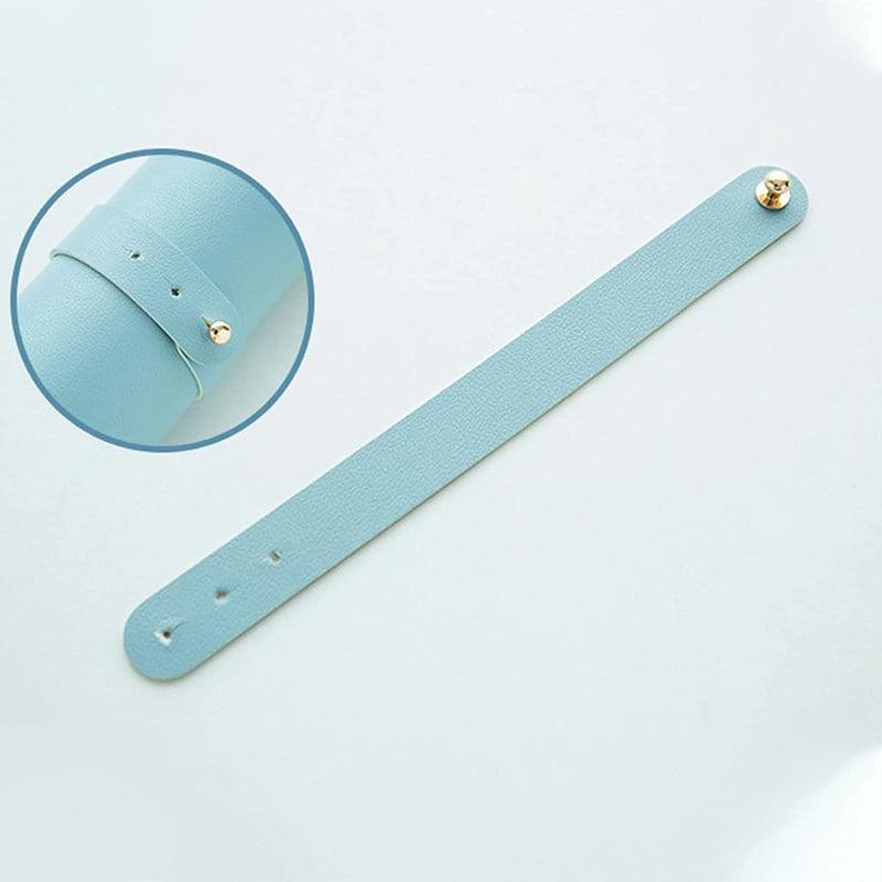 Large Leather Mouse Pad 80x40cm Desk Mat Gaming Extended Waterproof Anti Slip - Light Blue