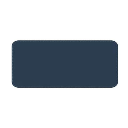 Large Leather Mouse Pad 80x40cm Desk Mat Gaming Extended Waterproof Anti Slip - Dark Blue
