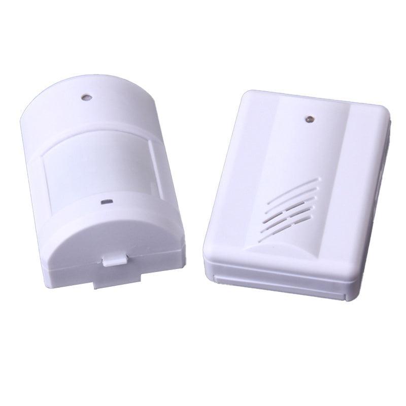 Restaurant Shop Door Entry Wireless Pir Motion Sensor Door Chime Door Bell Alarm - 1 Receiver+2 Sensors
