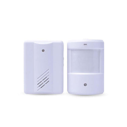 Restaurant Shop Door Entry Wireless Pir Motion Sensor Door Chime Door Bell Alarm - 1 Receiver+2 Sensors