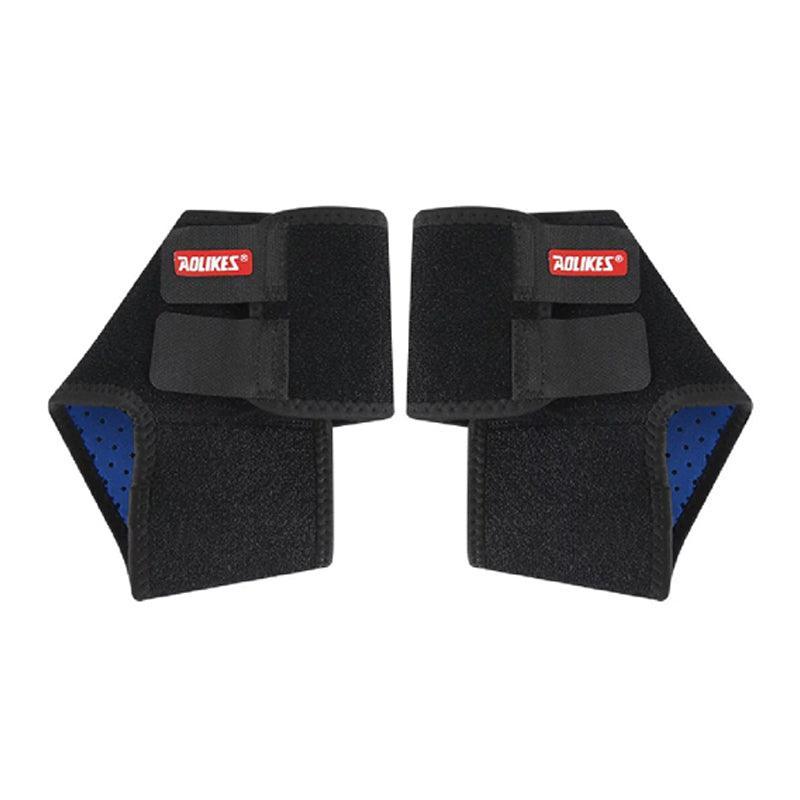 S Size AOLIKES One Pair Ankle Support Brace Wrap with Cushioned Pads - Black- Small* 1 Pair
