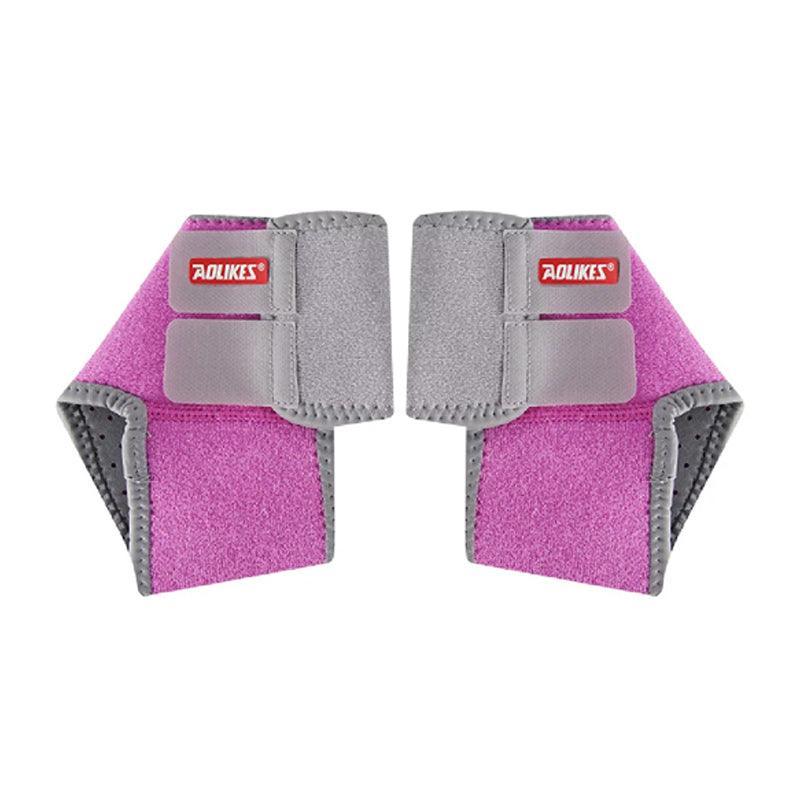 S Size AOLIKES One Pair Ankle Support Brace Wrap with Cushioned Pads - Black- Small* 1 Pair