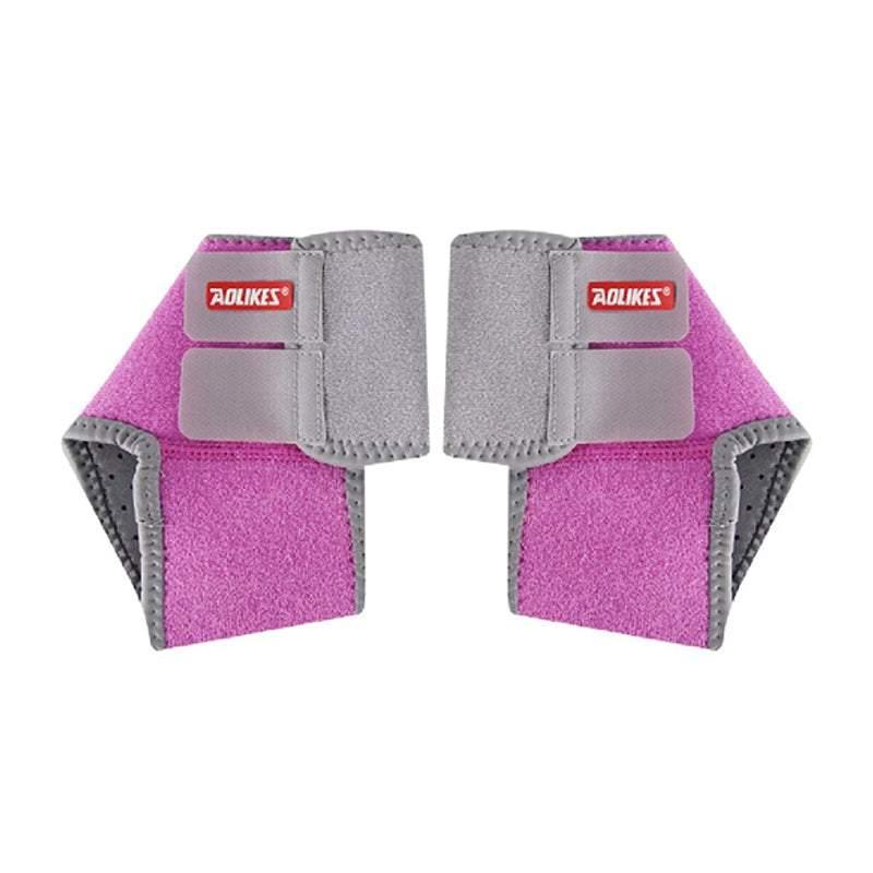 S Size AOLIKES One Pair Ankle Support Brace Wrap with Cushioned Pads - Blue- Small* 1 Pair