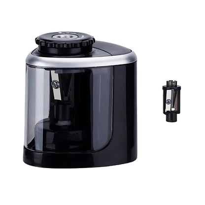Automatic Electric Pencil Sharpener Operated Students Desktop With 2 Blades - Pink