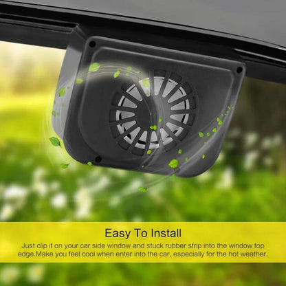 Solar Power Air Vent Vehicle Car Window Fan Auto Ventilator