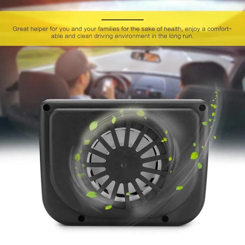 Solar Power Air Vent Vehicle Car Window Fan Auto Ventilator