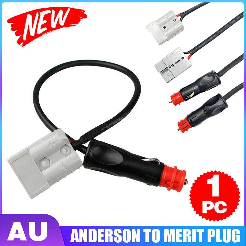 50 Amp Anderson Plug To Merit Cigarette Plug Adapter 50cm