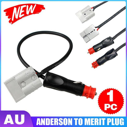 50 Amp Anderson Plug To Merit Cigarette Plug Adapter 50cm
